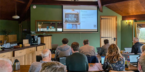 Foto van een AI-training